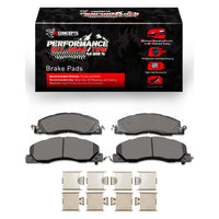 R1 Concepts R1 2009-2018 Dodge Ram 3500 Front Performance Off-Road/Tow Brake Pads & Hardware Kit