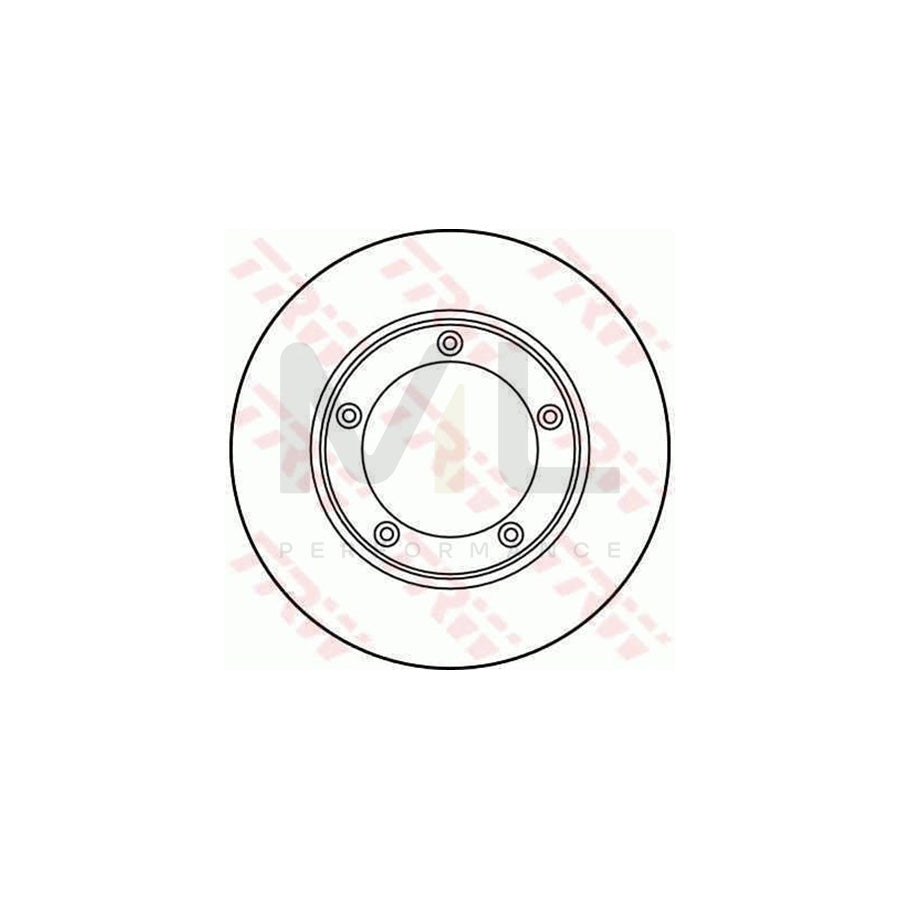 TRW DF1209 Brake Disc Solid | Performance Parts Direct Car Parts