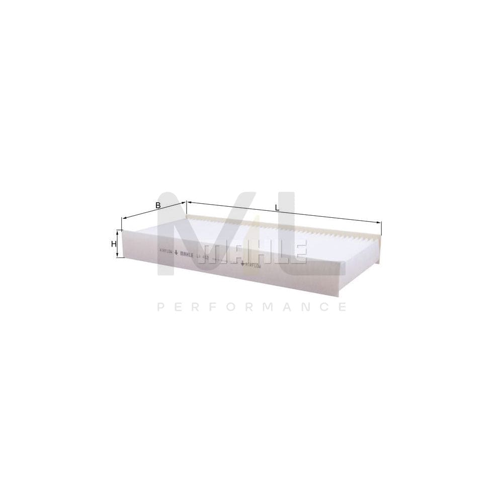 MAHLE ORIGINAL LA 412 Pollen filter Particulate Filter | Performance Parts DirectCar Parts