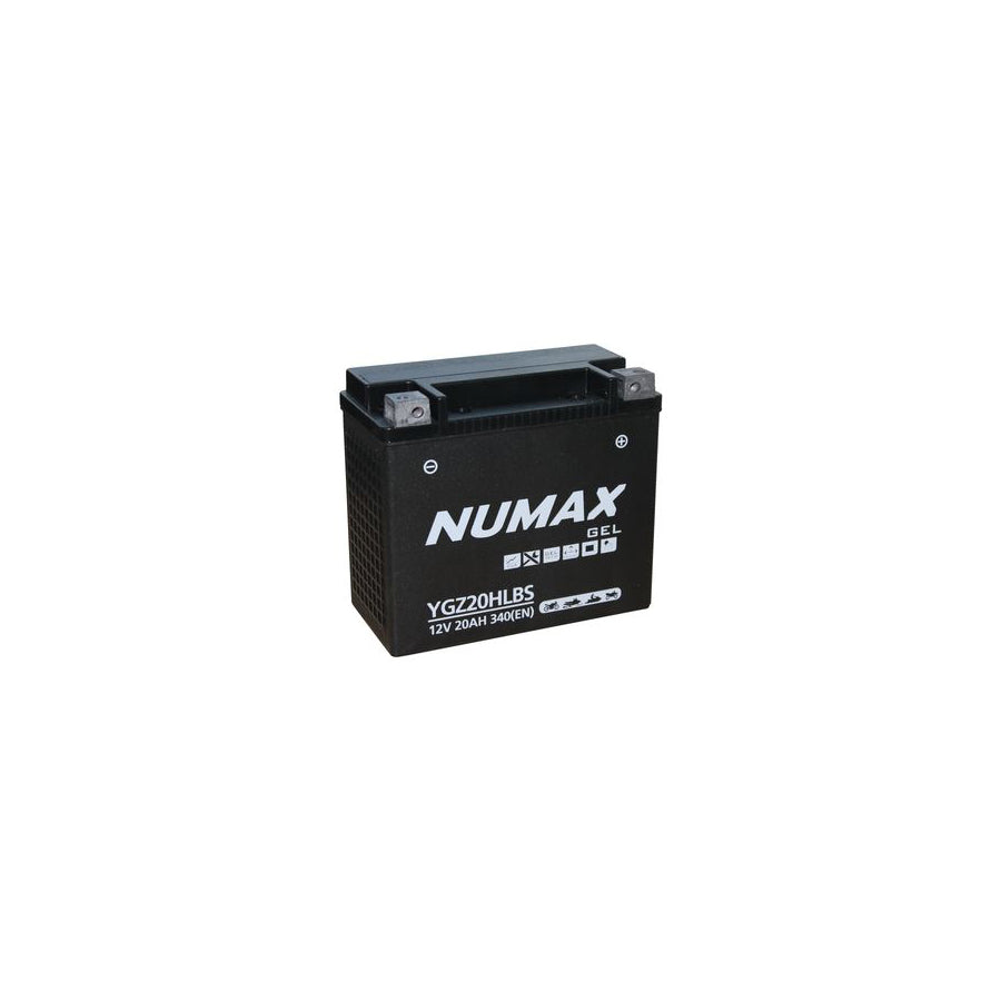 Numax YGZ20HLBS Gel Motorcycle Battery 12V 20AH YGZ20HL-BS |