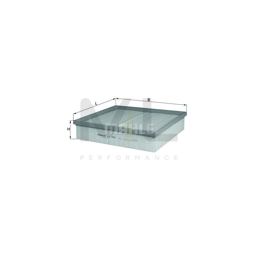 MAHLE ORIGINAL LX 946 Air Filter Filter Insert | Performance Parts DirectCar Parts