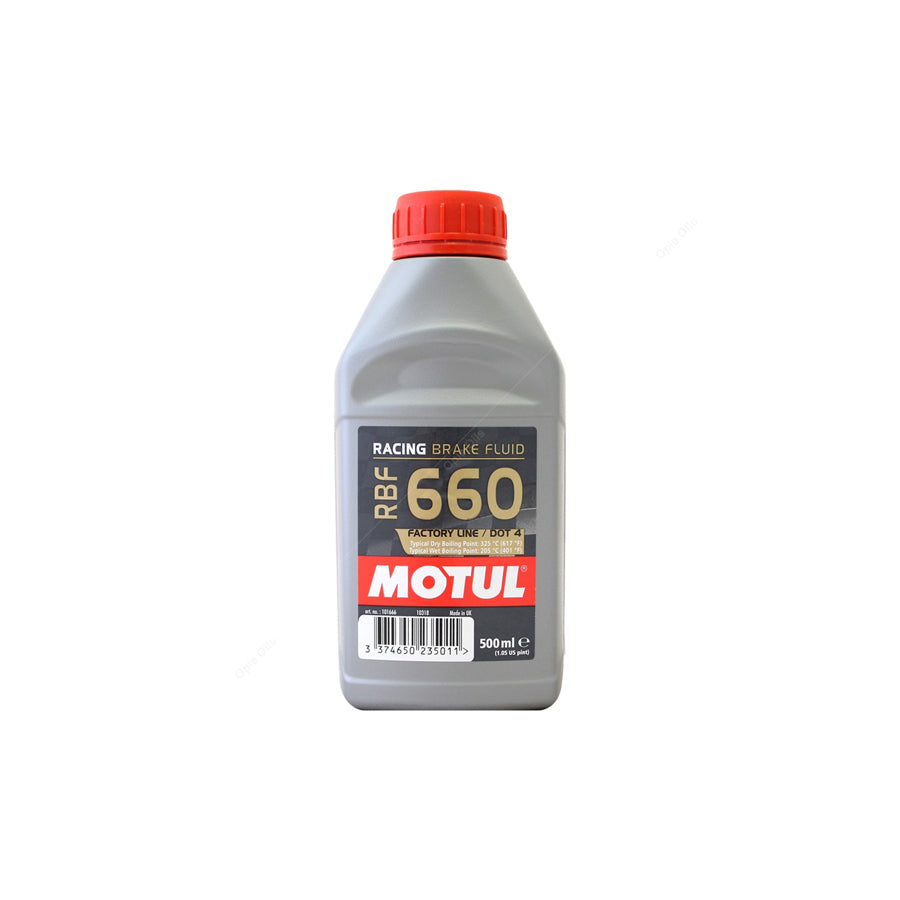 Motul RBF 660 Factory Line Fully Synthetic DOT 4 Racing Brake & Clutch Fluid