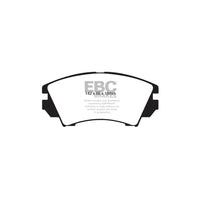 EBC PD03KF906 Opel Vauxhall Yellowstuff Front Brake Pad & Plain Disc Kit - Mando Caliper