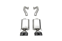 CORSA Performance Corsa 06-13 Chevy Corvette C6 Z06 7.0L / 09-13 ZR1 6.2L Black PVD AxleBack Exhaust w/4.5in Twin Tips