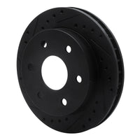 R1 Concepts R1 1988-2000 Cadillac Escalade Front Left Drilled & Slotted Black Brake Rotor