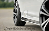 Rieger Opel Corsa D Left & Right Side Skirts -  Matte Black
