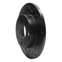R1 Concepts R1 81-87 Renault ALLIANCE Front Right Drilled & Slotted Black Brake Rotor