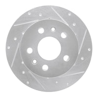 R1 Concepts R1 72-78 Volkswagen Type 2 Front Right Drilled & Slotted Silver Brake Rotor
