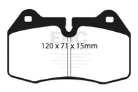 EBC Racing 03-04 Infiniti G35 3.5L (M/T w/Brembo Brakes) RP-X Front Brake Pads