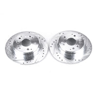 PowerStop Power Stop 04-08 Acura TL Rear Evolution Drilled & Slotted Rotors - Pair