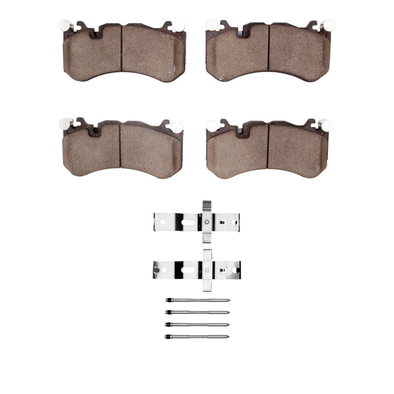 DFC 08-11 Mercedes-Benz SL600 Front 5000 Advanced Low Metallic Brake Pads and Hardware Kit