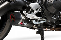 Scorpion RYA101SEO Yamaha Serket Taper Slip-On - Brushed Stainless Steel Sleeve (Tracer 900 / Tracer 900 GT) |  UK