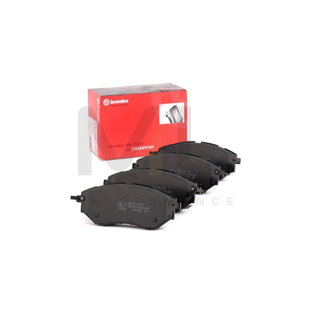 Brembo P 78 017 Brake Pad Set With Acoustic Wear Warning