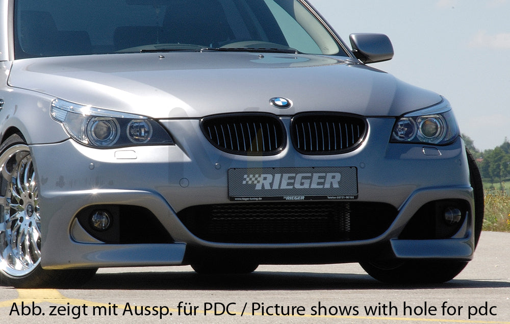 Rieger 00053612 BMW 5 Series E60 E61 Front Bumper