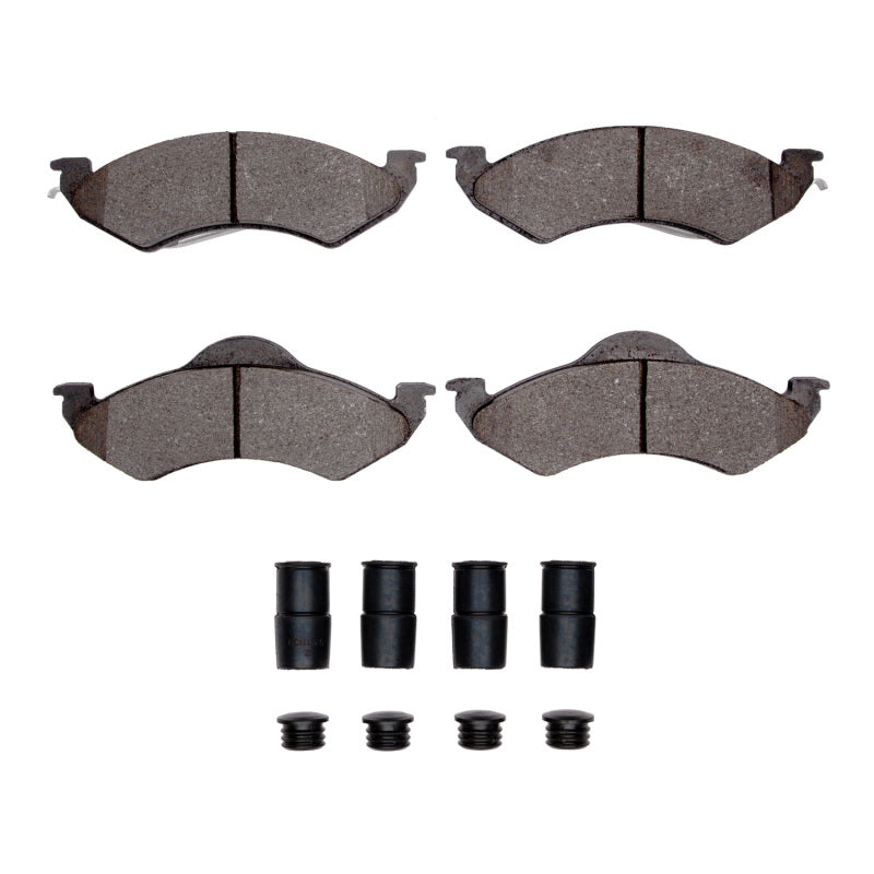 R1 Concepts R1 1998-1999 Dodge Dakota 4WD Front R1 Semi Met Pads & Hardware Kit