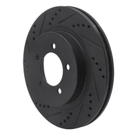 R1 Concepts R1 02-05 Ford Explorer Front Left Drilled & Slotted Black Brake Rotor
