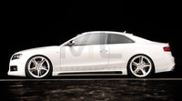 Rieger 00055408 Audi B8 B81 Rear Diffuser for Twin Tailpipe Left & Right (A5 & S5) -  Matte Black