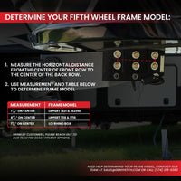 GEN-Y Hitch Gen-Y Nomad Static 5th Wheel to Gooseneck - 6.5K TW 30K Tow - Texture Black (1116/1621/1716 Frames)