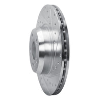 R1 Concepts R1 18-25 BMW 430I Gran Coupe Front Right Drilled & Slotted Silver Brake Rotor