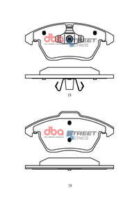 DBA 13-24 Scion FR-S (w/292mm Front Rotor) Front Street Series Brake Pads