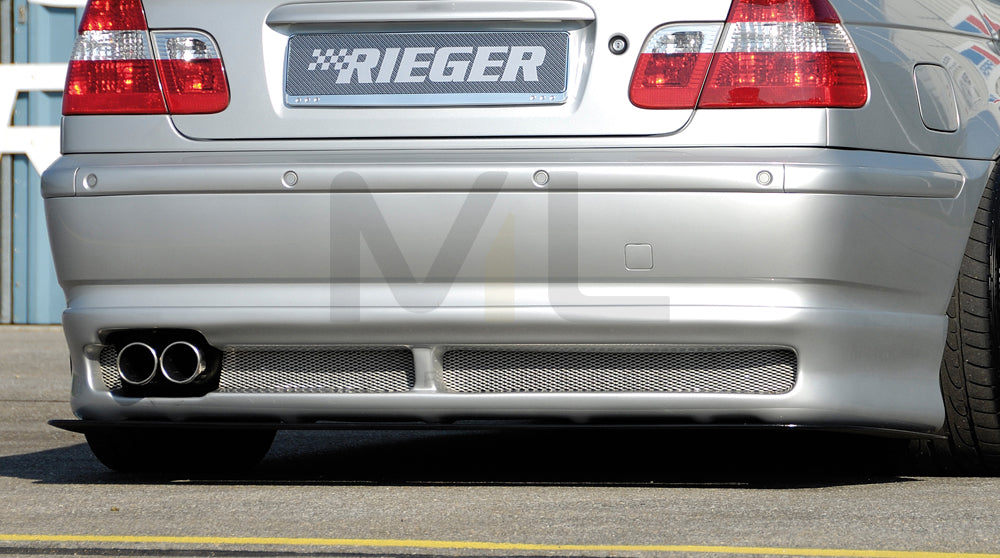 Rieger 00050407 BMW 3 Series E46 Rear Diffuser