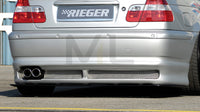 Rieger 00050407 BMW 3 Series E46 Rear Diffuser