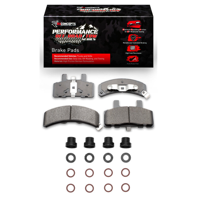 R1 Concepts R1 88-02 Cadillac Escalade Front Performance Off-Road/Tow Brake Brake Pads & Hardware Kit