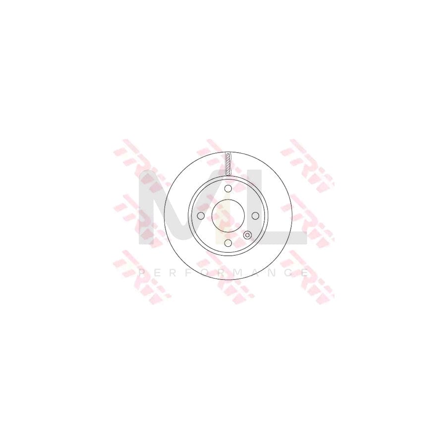 TRW DF6783 Brake Disc Vented, Painted | Performance Parts Direct Car Parts