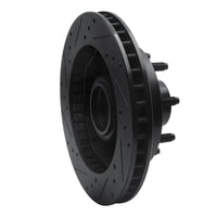 R1 Concepts R1 1994-1999 Dodge Ram 2500 Front Right Drilled & Slotted Black Brake Rotor