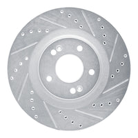 R1 Concepts R1 15-20 Kia SORENTO Front Right Drilled & Slotted Silver Brake Rotor