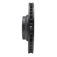 R1 Concepts R1 2007-2008 BMW ALPINA B7 Front Left Drilled & Slotted Black Brake Rotor