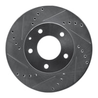 R1 Concepts R1 92-95 Mazda MPV Front Left Drilled & Slotted Silver Brake Rotor