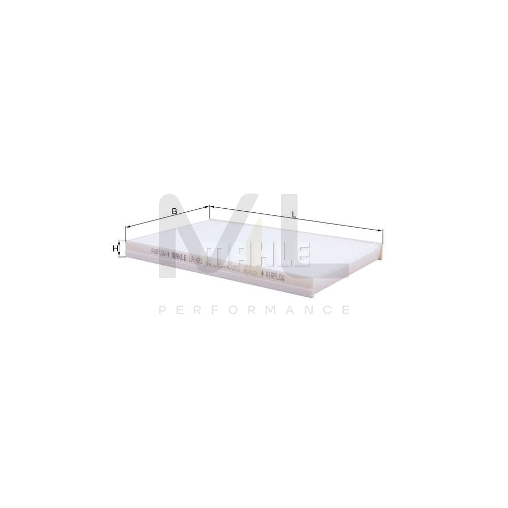 MAHLE ORIGINAL LA 422 Pollen filter Particulate Filter | Performance Parts DirectCar Parts