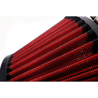 BLOX Racing Shorty Performance 5in Air Filter w/3.5in Velocity Stack and Coupler Kit - Black
