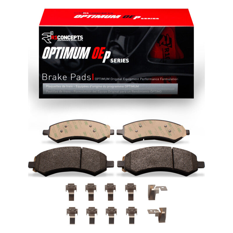R1 Concepts R1 2005-2024 Chrysler Aspen Front R1 Optimum OE Pads & Hardware Kit
