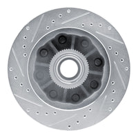 R1 Concepts R1 92-02 Chevrolet C1500 Suburban Front Right Drilled & Slotted Silver Brake Rotor