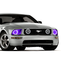 ORACLE Lighting Oracle Ford Mustang 05-09 Halo Kit - ColorSHIFT w/o Controller