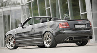 Rieger 00099839 Audi 8H A4 Rear Diffuser for Twin Tailpipe Left & Right - Carbon-Look