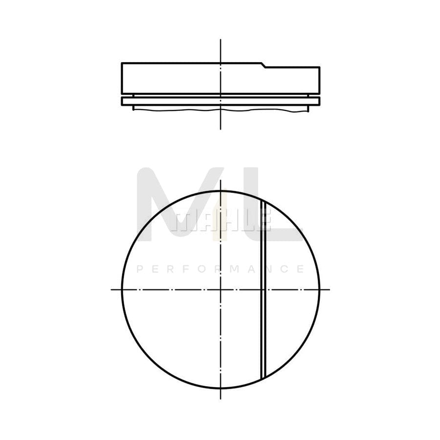 MAHLE ORIGINAL 002 18 01 Piston 89,5 mm | Performance Parts DirectCar Parts