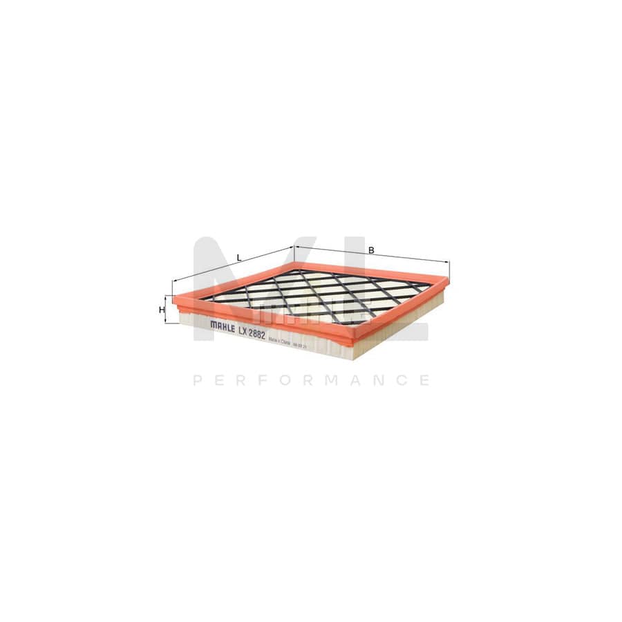 MAHLE ORIGINAL LX 2882 Air Filter Filter Insert | Performance Parts DirectCar Parts