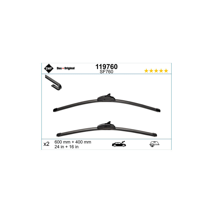 Swf Visioflex 119760 Wiper Blade