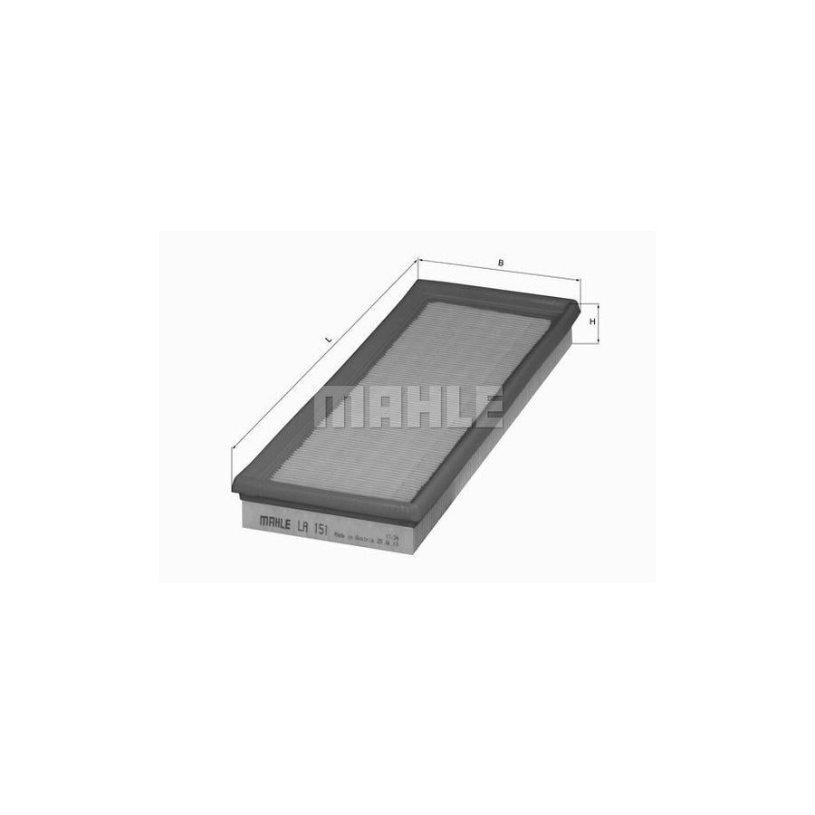 MAHLE Original LA151 Pollen Filter | Performance Parts Direct Car Parts