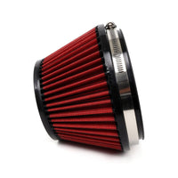BLOX Racing Shorty Performance 5in Air Filter w/3.5in Velocity Stack and Coupler Kit - Black
