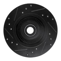 R1 Concepts R1 95-97 Ford Ranger (USA/Canada) Front Right Drilled & Slotted Black Brake Rotor