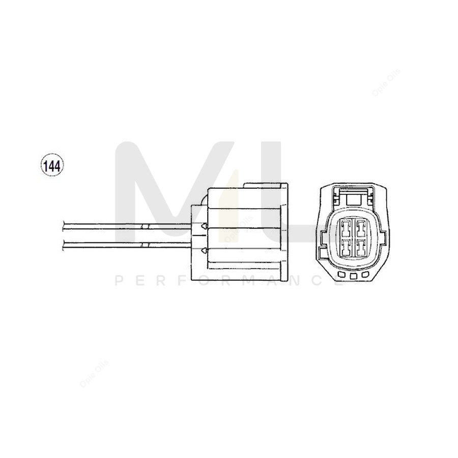NTK Lambda Sensor - Oxygen / O2 Sensor (NGK 96880) - OZA495-F23