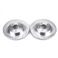 PowerStop Power Stop 99-04 Chrysler 300M Front Evolution Drilled & Slotted Rotors - Pair