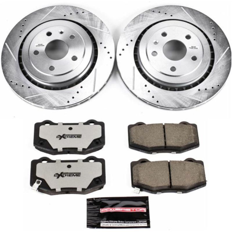 PowerStop Power Stop 16-18 Cadillac ATS Rear Z26 Street Warrior Brake Kit