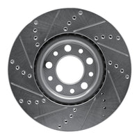 R1 Concepts R1 13-23 Chrysler 200 Front Right Drilled & Slotted Silver Brake Rotor