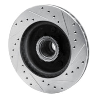 R1 Concepts R1 90-02 Chevrolet ASTRO Front Left Drilled & Slotted Silver Brake Rotor