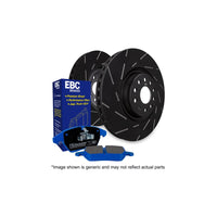 EBC PD09KF568 Subaru Bluestuff Front Brake Pad & USR Disc Kit (Inc. Levorg, Outback, Tribeca)